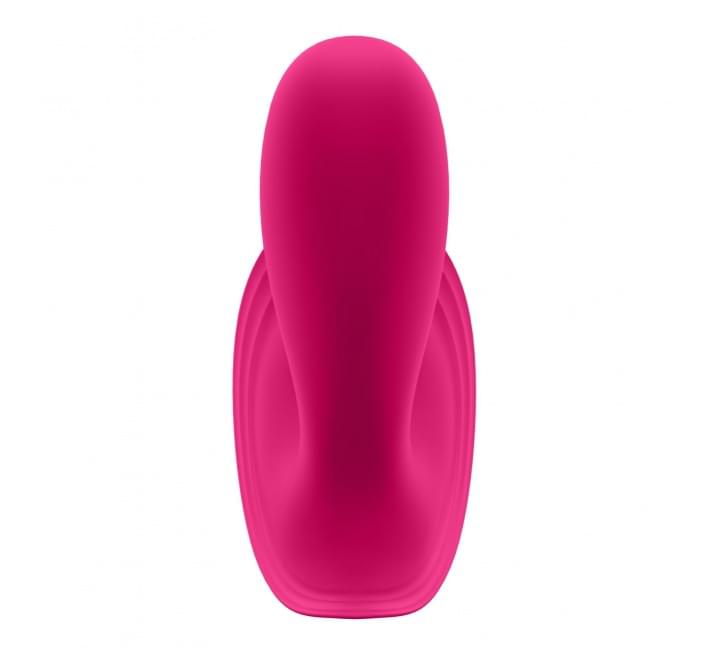 Смарт-вібратор у трусики Satisfyer Top Secret Pink вагінально-кліторальний, 2 мотори