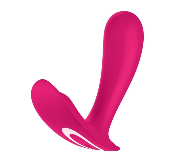 Смарт-вібратор у трусики Satisfyer Top Secret Pink вагінально-кліторальний, 2 мотори