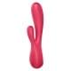 Смарт-вибратор кролик Satisfyer Mono Flex Красный, 2 мотора, управление через интернет