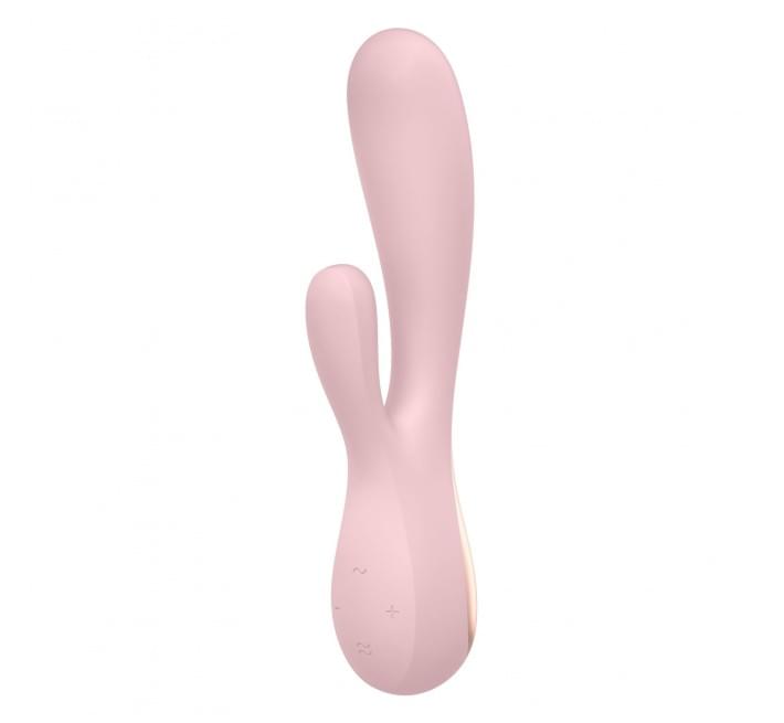 Смарт-вібратор кролик Satisfyer Mono Flex Ліловий, 2 мотори, керування через інтернет