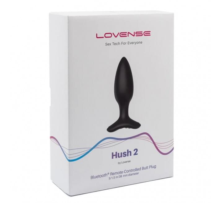 Анальна смарт-вібропробка Lovense Hush 2, розмір S