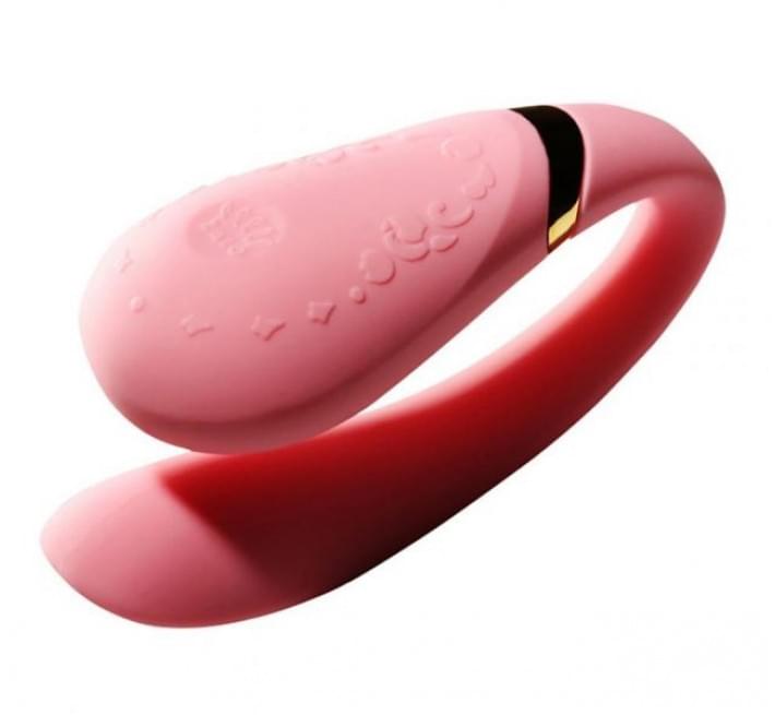 Вібромасажер для пар з функцією керування зі смартфона Zalo Fanfan Set Рожевий