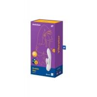 Смарт вібратор-кролик із подвійним відростком Satisfyer Double Flex White