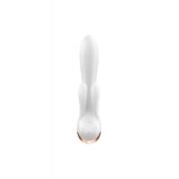 Смарт вібратор-кролик із подвійним відростком Satisfyer Double Flex White