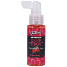 Спрей для минета Doc Johnson GoodHead DeepThroat Spray - Sweet Strawberry 59 мл для глубокого минета