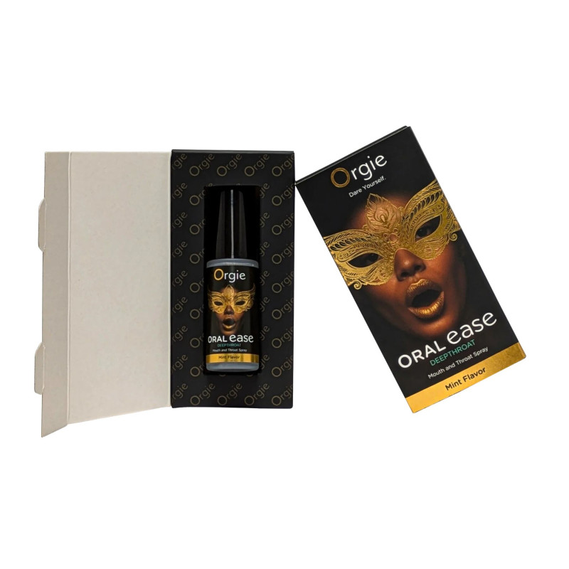 Спрей для глибокого мінету Orgie – Oral Ease Deepthroat (15 мл), м’ятний, без анестетиків