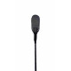 Стек DS Fetish Whip PU Leather riding crop, черный, 46 см