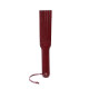 Двосторонній паддл Liebe Seele Wine Red Spanking Paddle, натуральна шкіра