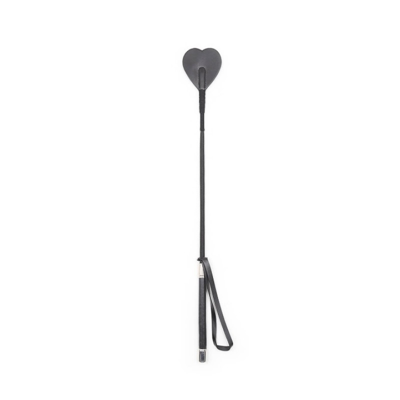Стек серце DS Fetish Whip heart black, 51 см