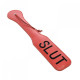 Шльопалка з написом SLUT, червона, 31.5 см
