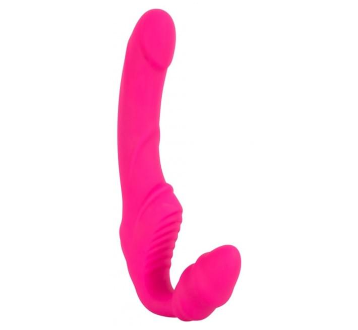 Женский страпон You2Toys Vibrating Strapless Strap-On Pink