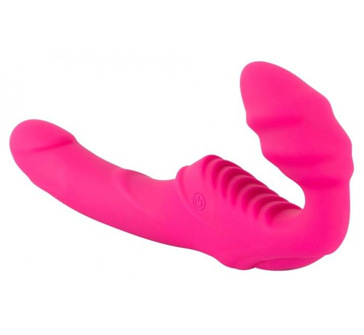 Женский страпон You2Toys Vibrating Strapless Strap-On Pink