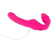 Жіночий страпон You2Toys Vibrating Strapless Strap-On Pink