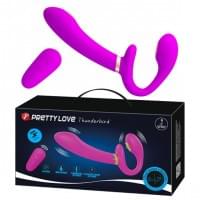 Страпон Pretty Love Thunderbird Harnessfree Stimulator Purple