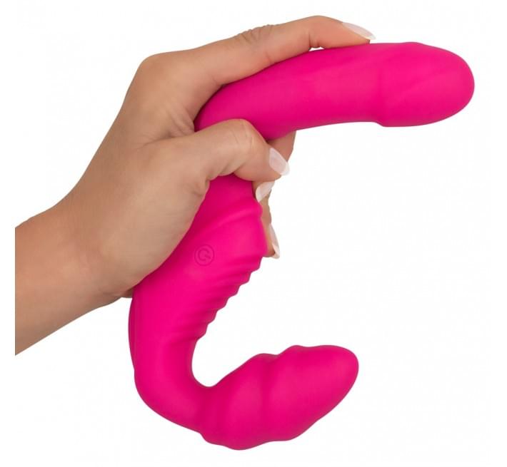 Жіночий страпон You2Toys Vibrating Strapless Strap-On Pink