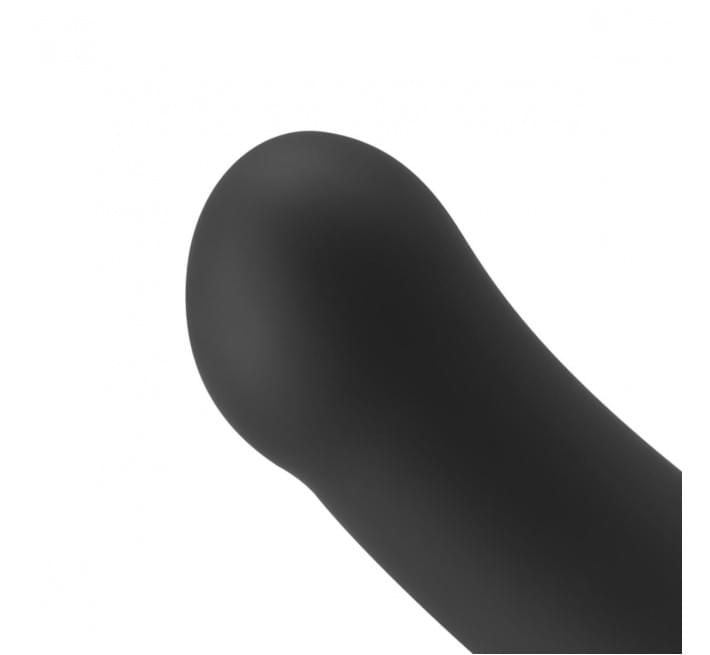 Насадка для страпону нереалістична No-Parts Parker, чорна, 19.5 см