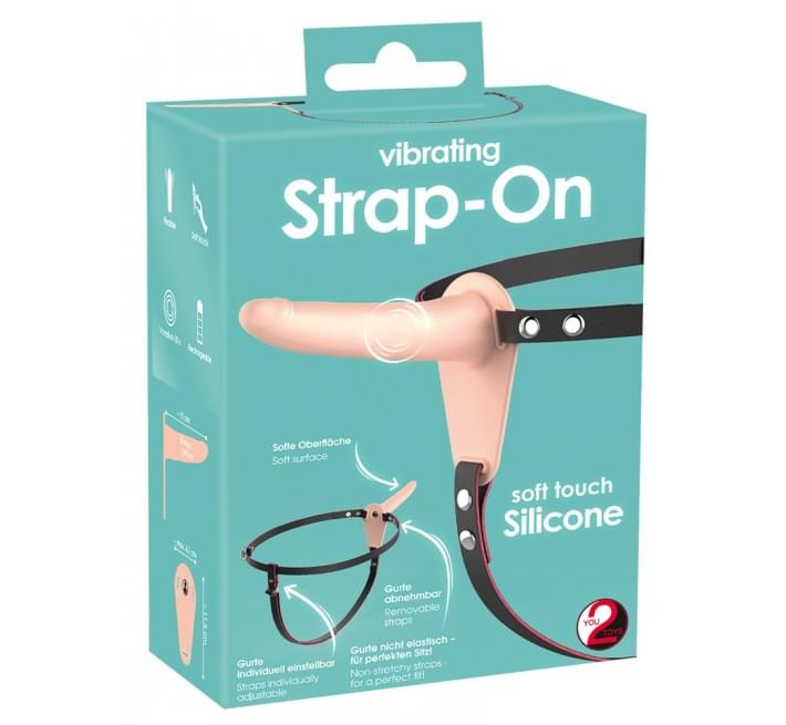 Страпон You2Toys Vibrating Strap-On