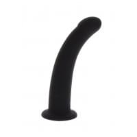 Фалоімітатор страпон Taboom Strap-On Dong Medium чорного кольору, 14 см х 3.3 см