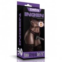 Страпон LoveToy Ingen Easy Strap-On Set 7.5 Black