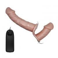 Страпон LyBaile Ultra Vibrating Dual Penis Strap On