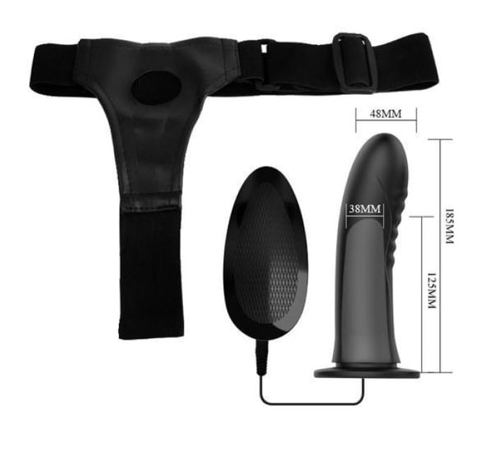 Страпон Pretty Love Myron 7.2" Vibrating Strap On