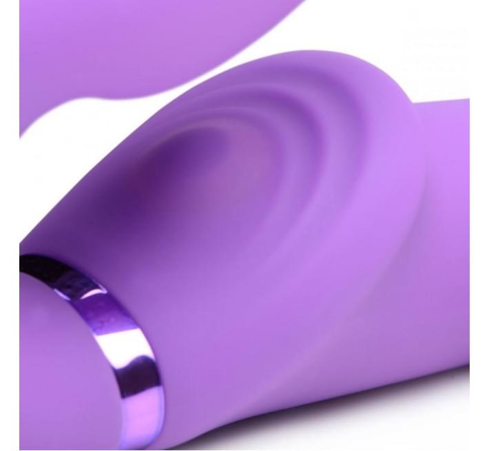 Безремневий страпон із пультом Strap U Urge Strapless Strap-On фіолетовий