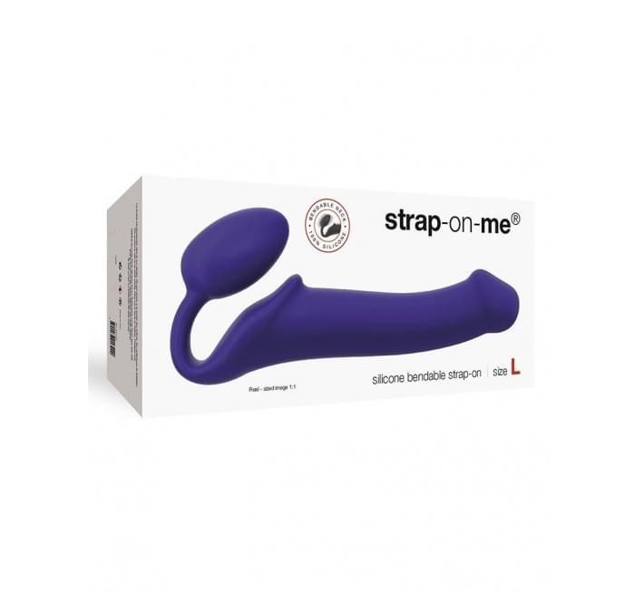 Безремневой страпон Strap-On-Me Фиолетовый L