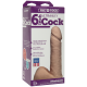 Фаллоимитатор Doc Johnson Vac-U-Lock 6 Inch Ultraskyn Cock White