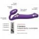 Безремневой страпон с вибрацией Strap-On-Me Vibrating Фиолетовый XL