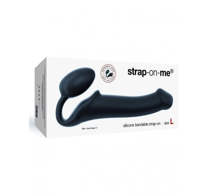 Безремневий страпон Strap-On-Me Чорний L