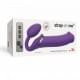 Безремневой страпон с вибрацией Strap-On-Me Vibrating Фиолетовый XL