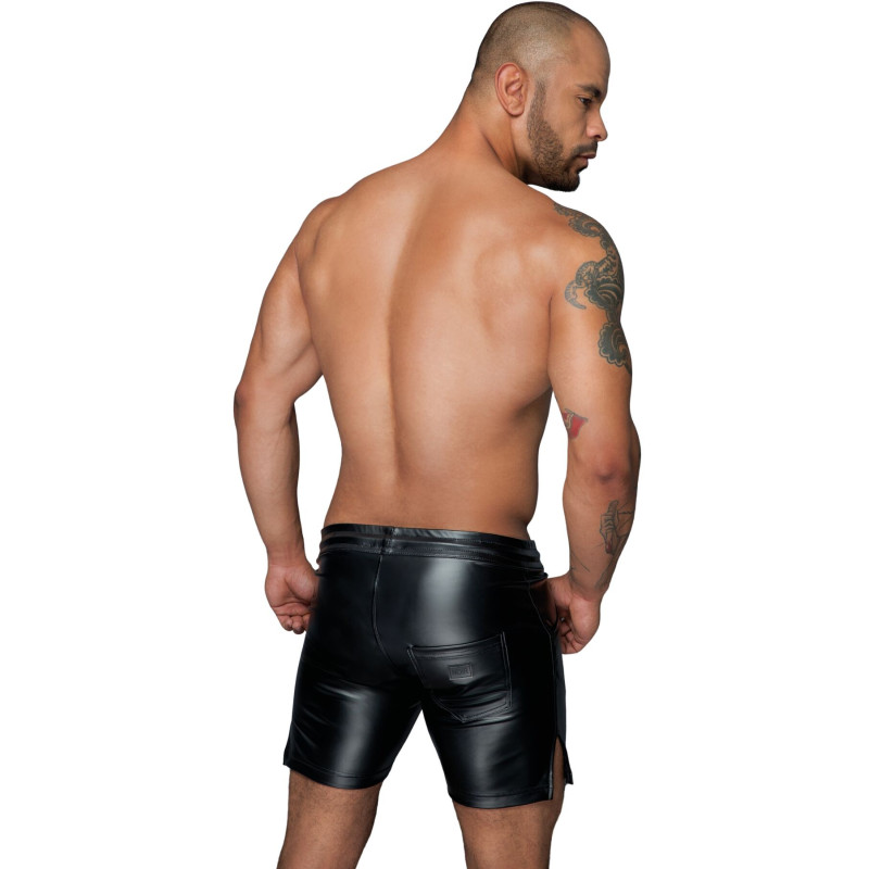 Мужские шорты с мокрым эффектом Noir Handmade H061 Powerwetlook shorts, L