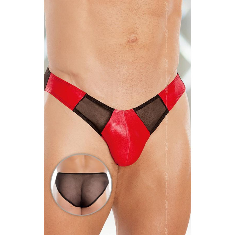 Трусы Softline Thong 4466 Красные M/L