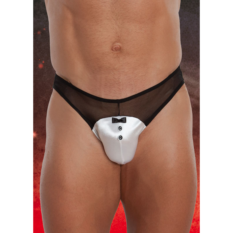 Трусы Softline Thong 4467 Белые XL