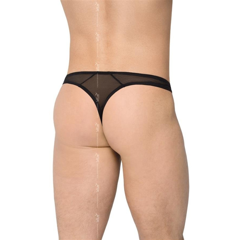 Мужские стринги SoftLine Mens Briefs 4516 Черные M/L