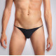 Чоловічі трусики з силіконовою анальною пробкою Art Sex - Sexy Panties plug size L Black XS-2XL