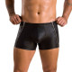 Мужские кожаные боксеры с молниями Passion 049 Short Matt Black S/M
