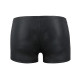 Мужские кожаные боксеры с молниями Passion 049 Short Matt Black S/M