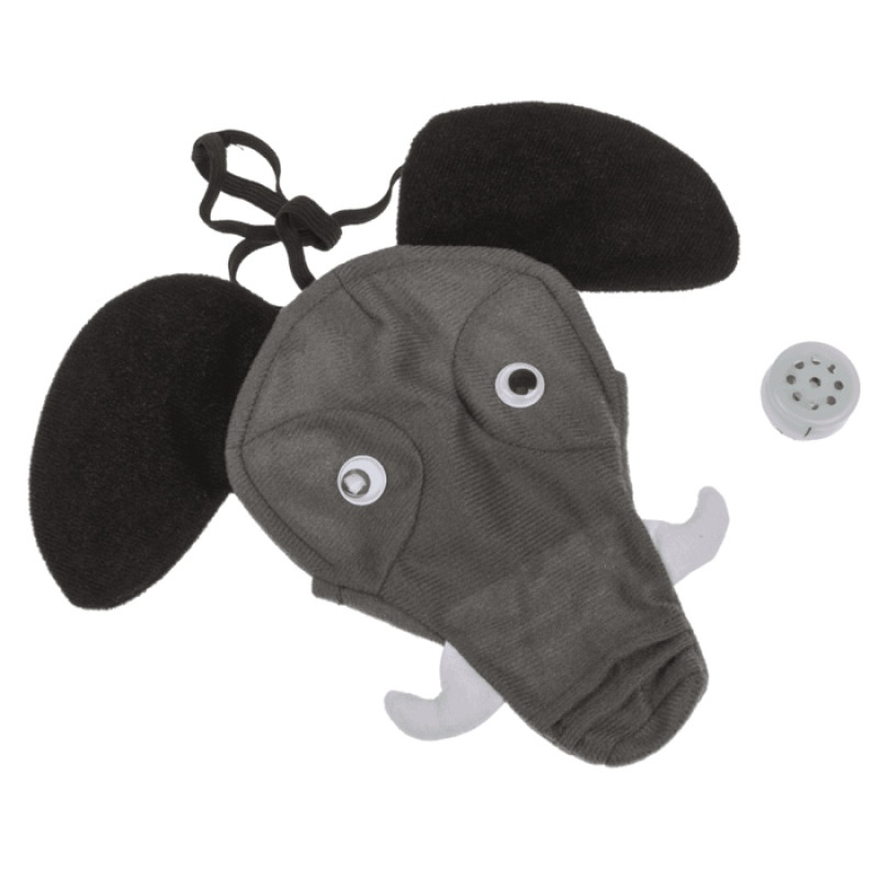 Мужские стринги Слон со звуком OOTB Elephant undies with elephant sound, black - one size