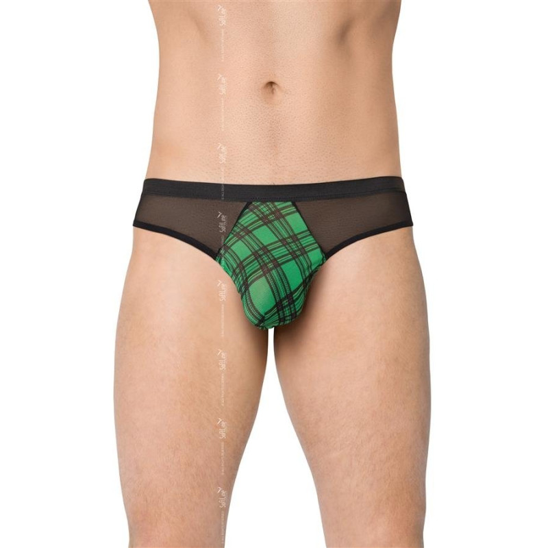 Мужские стринги SoftLine Mens Briefs 4524 Зеленые M/L