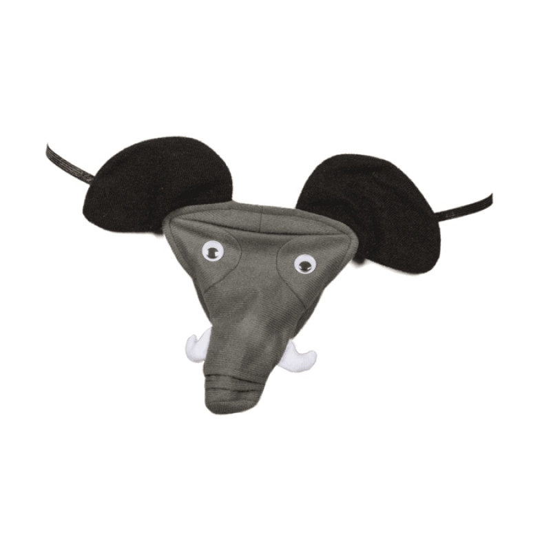Мужские стринги Слон со звуком OOTB Elephant undies with elephant sound, black - one size
