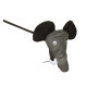 Мужские стринги Слон со звуком OOTB Elephant undies with elephant sound, black - one size