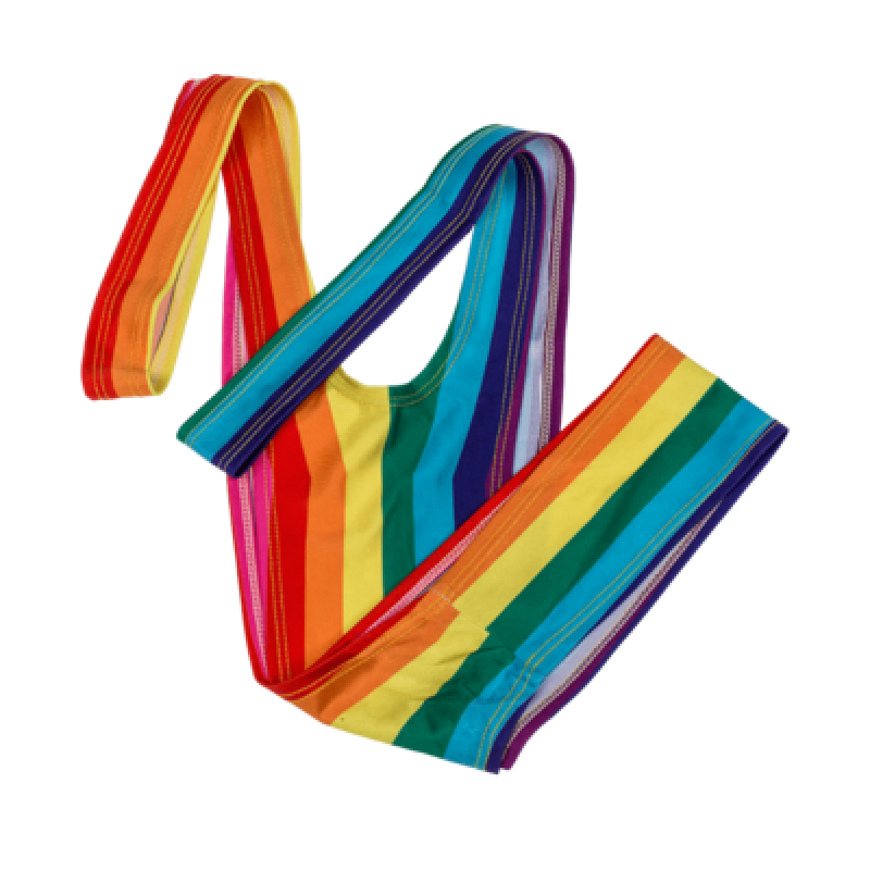 Мужские стринги OOTB Rainbow Mankini One Size
