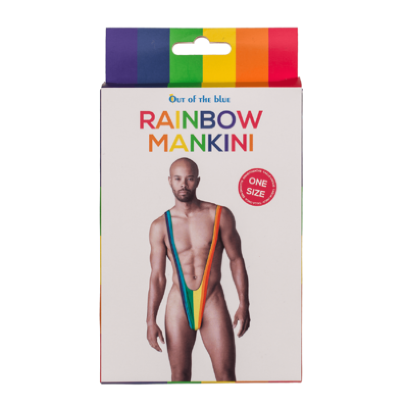 Мужские стринги OOTB Rainbow Mankini One Size
