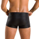 Чоловічі шкіряні боксери з клапаном Passion 050 Short Patrick Black L/XL