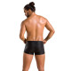 Чоловічі шкіряні боксери з клапаном Passion 050 Short Patrick Black L/XL