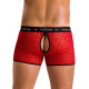 Чоловічі прозорі боксери Passion 046 Short Parker Red S/M