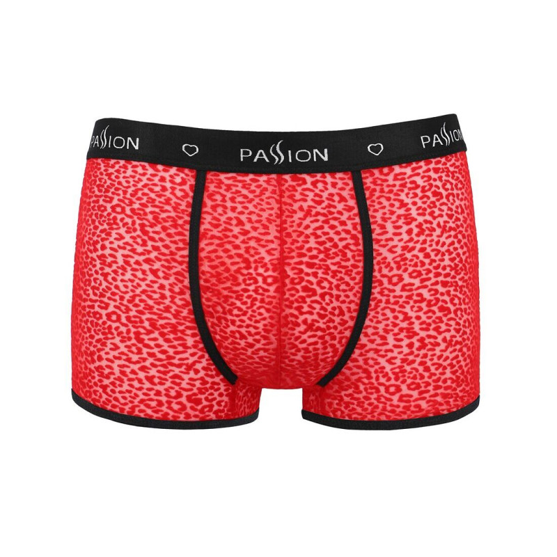 Чоловічі прозорі боксери Passion 046 Short Parker Red S/M