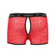 Чоловічі прозорі боксери Passion 046 Short Parker Red S/M
