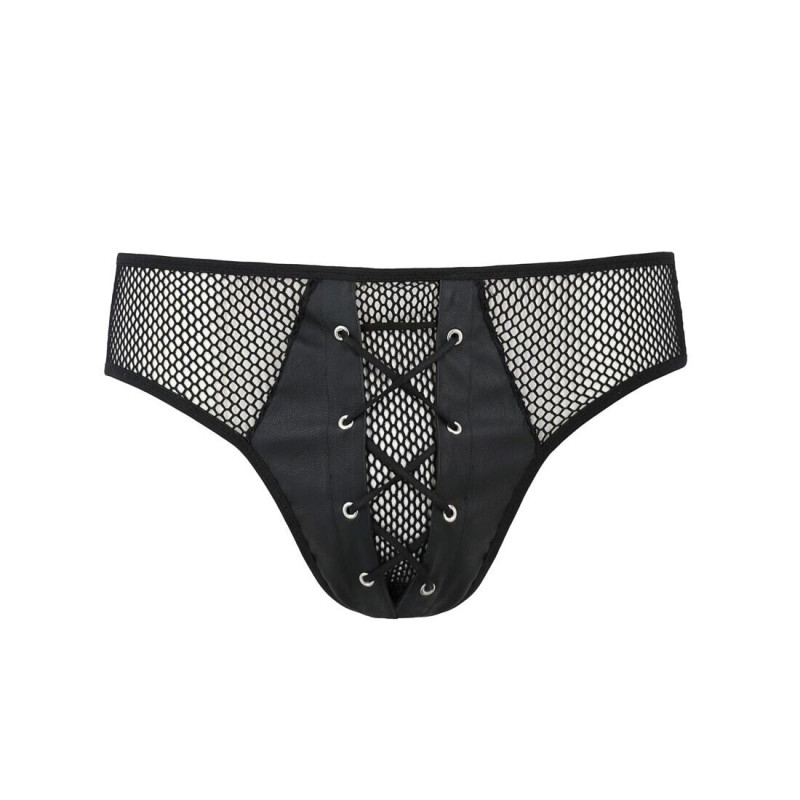 Чоловічі труси зі шнурівкою Passion 035 Slip Richard Black S/M